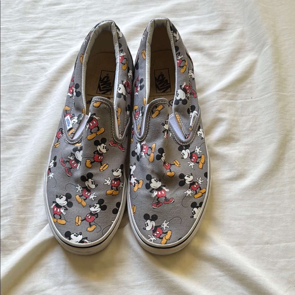 Vans X Disney size 13 slip ons